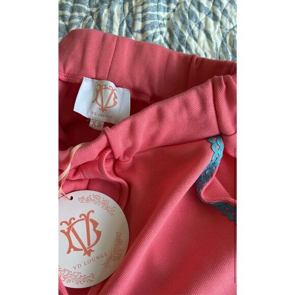 NWT Victoria Dunn Lounge ric rac shorts, XSm 70 E52 - Picture 3 of 5